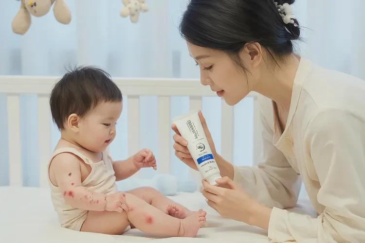 婴幼儿手臂长湿疹能够根治吗(图1)