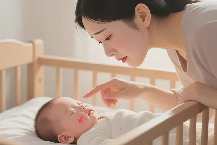 婴幼儿脸上容易起湿疹能不能治愈(图1)