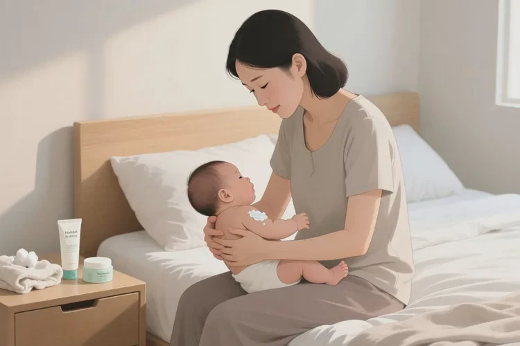 哺乳期妈妈身上经常起湿疹可不可以治愈(图1)