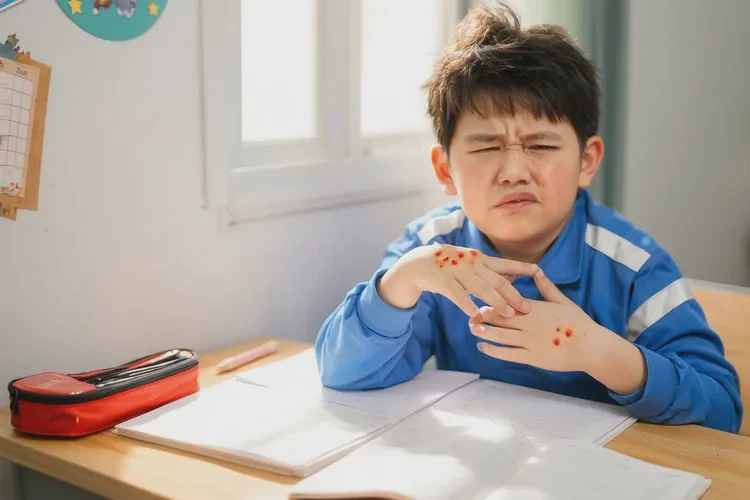 小学生大腿上起湿疹能根治吗(图1)