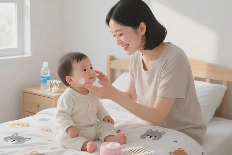 孩子面部偶尔长湿疹能不能治愈(图1)