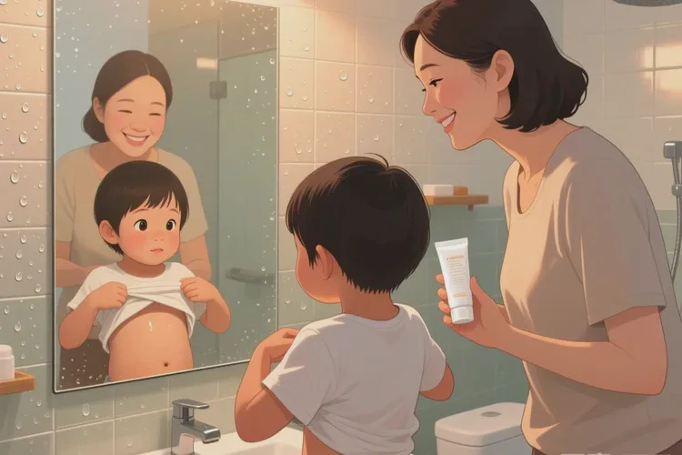 儿童肚子上容易长湿疹能不能治愈(图2)