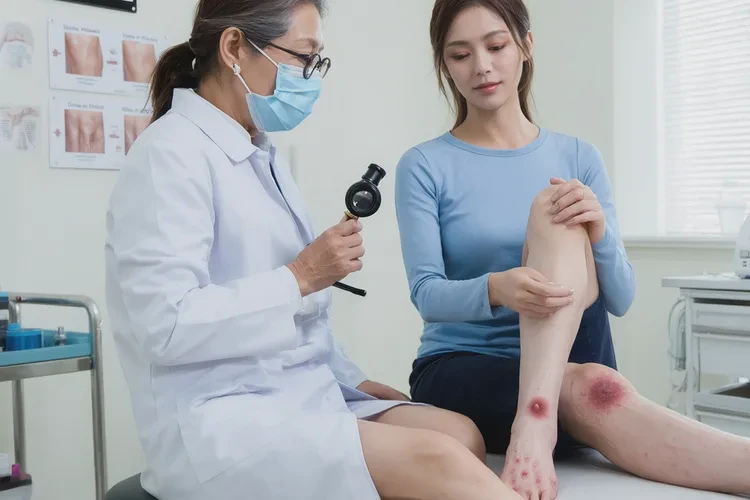 女生小腿起湿疹能根治吗(图2)