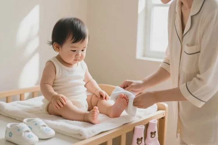 宝宝脚上偶尔起湿疹可以根治吗(图2)