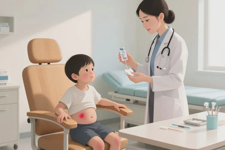 孩子肚子上长湿疹能不能治愈(图4)