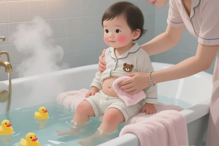 孩子肚子上偶尔长湿疹能不能治愈(图1)