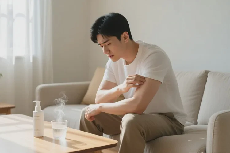 男人全身偶尔起湿疹可不可以治愈(图1)