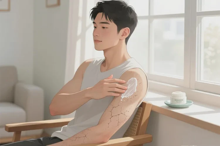 男人手臂上长湿疹可不可以治愈(图2)