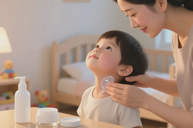 儿童脖子容易长湿疹能不能治愈(图1)