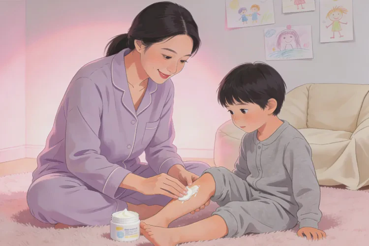 儿童小腿长湿疹能不能治愈(图1)