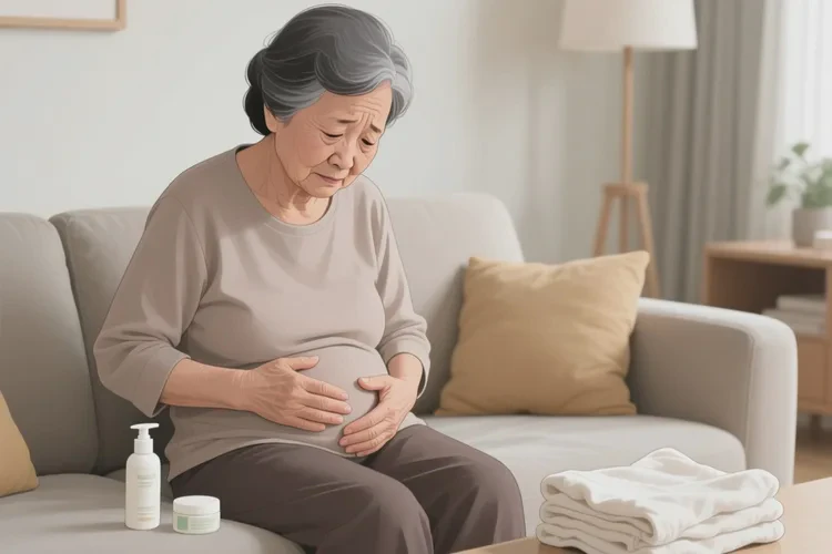 老年人肚子上出现湿疹可不可以治愈(图1)