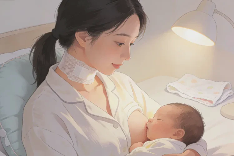 哺乳期妈妈脖子容易长湿疹可不可以治愈(图1)