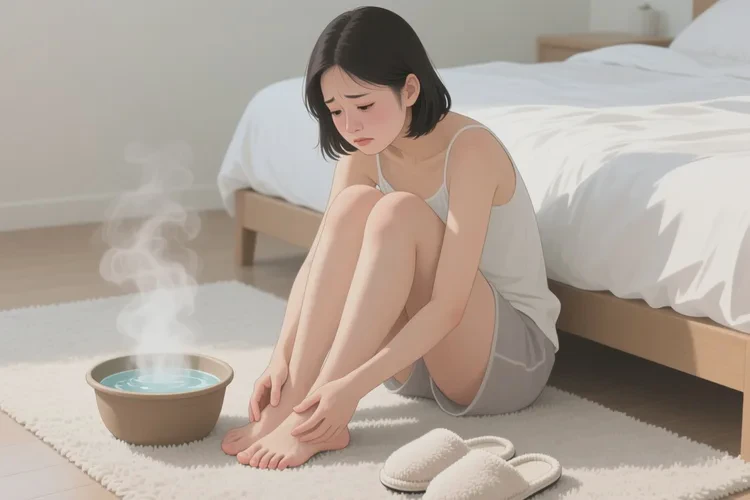 女人脚上容易起湿疹可不可以治愈(图1)