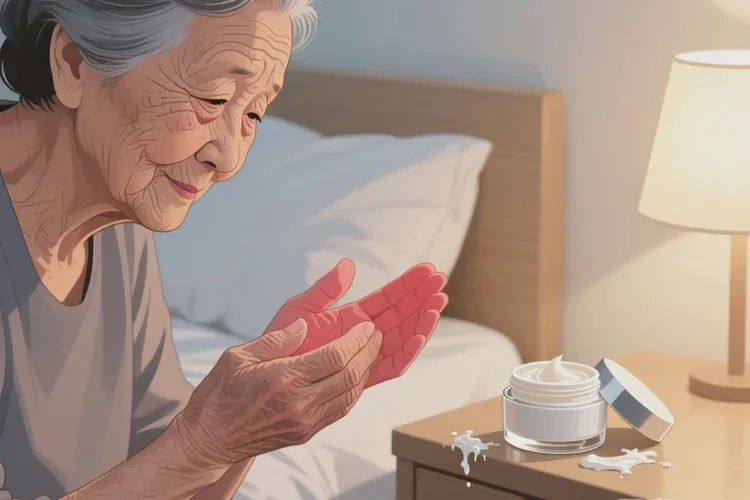 高龄老人手上出湿疹可不可以治愈(图1)