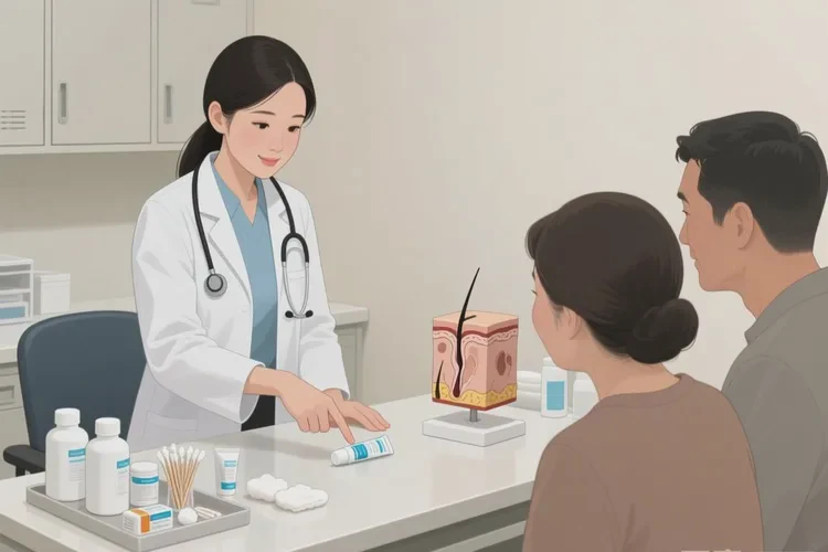 儿童脸上容易长湿疹能不能治愈(图4)