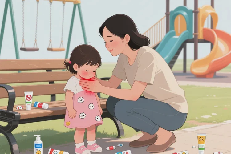 孩子脖子上容易起湿疹能不能治愈(图1)