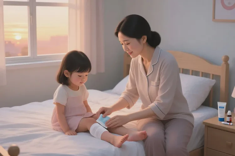 孩子小腿有湿疹能不能治愈(图1)