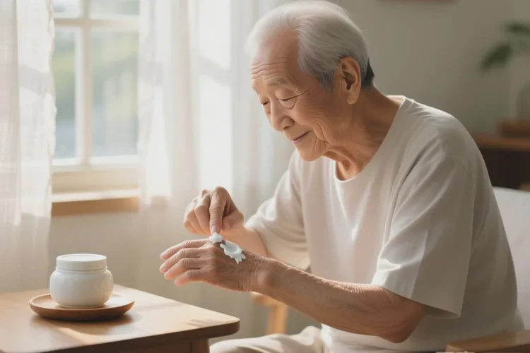 老年人手臂经常起湿疹可不可以治愈(图1)