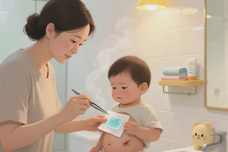 孩子肚子上起湿疹能不能治愈(图1)