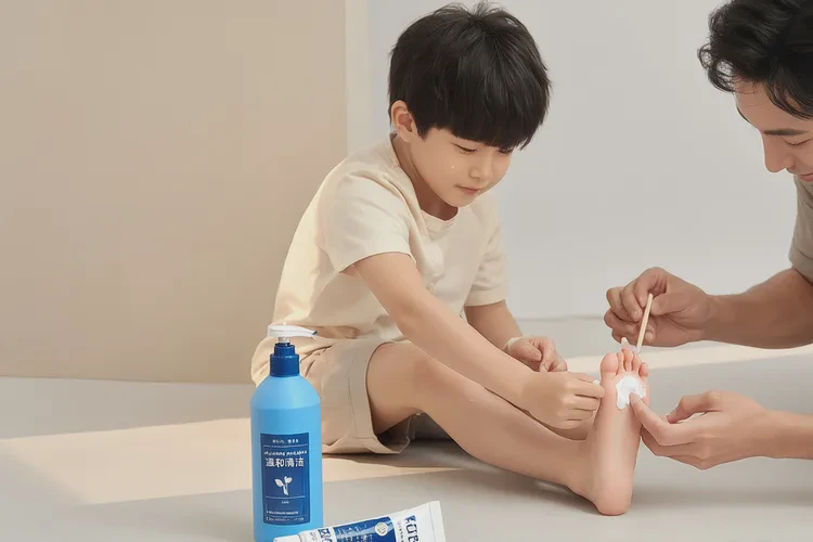 小孩脚上偶尔起湿疹可以根治吗(图1)