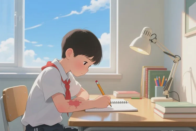 小学生手臂上偶尔长湿疹能靠自己自愈吗(图1)