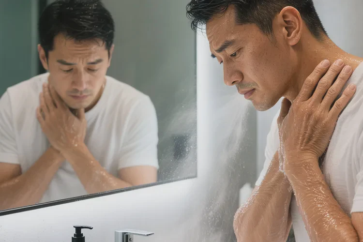 男性脖子容易起湿疹可以根治吗(图1)