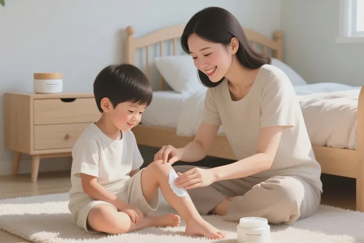 孩子小腿上偶尔长湿疹能不能治愈(图1)