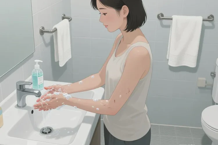 女人手臂上出湿疹可不可以治愈(图2)