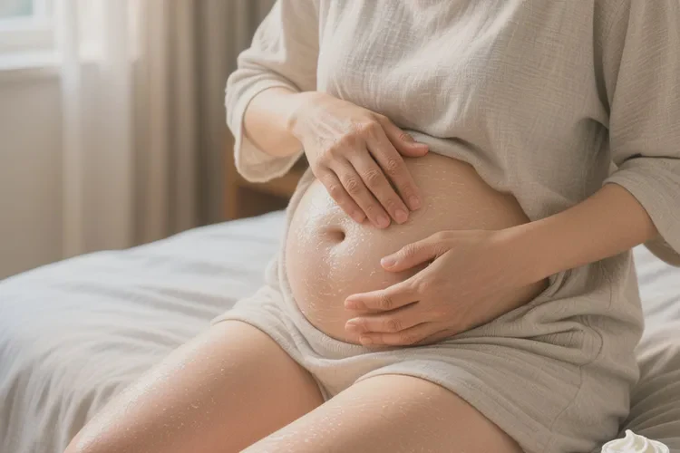 女性肚子长湿疹可以根治吗(图1)