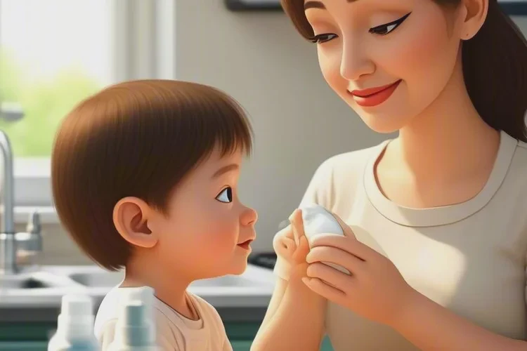 幼儿小腿上偶尔起湿疹可以根治吗(图1)