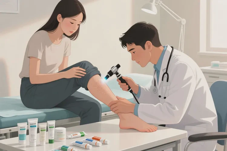 女人小腿上出现湿疹可不可以治愈(图2)