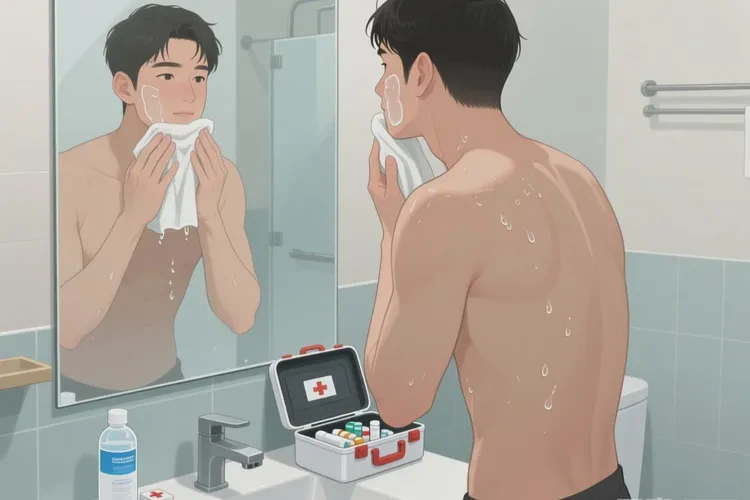 男人脸上起湿疹可不可以治愈(图2)