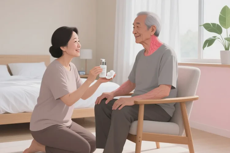 高龄老人脖子上出湿疹可不可以治愈(图2)