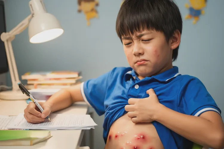 小学生肚子经常起湿疹能根治吗(图1)