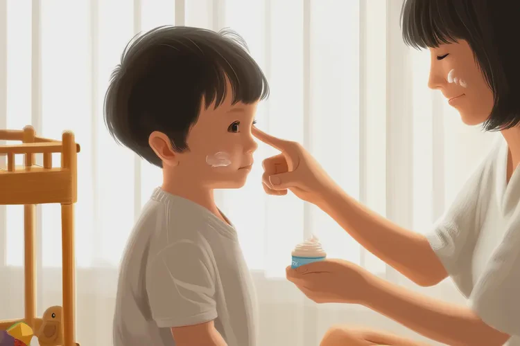 孩子手臂偶尔起湿疹可以根治吗(图1)