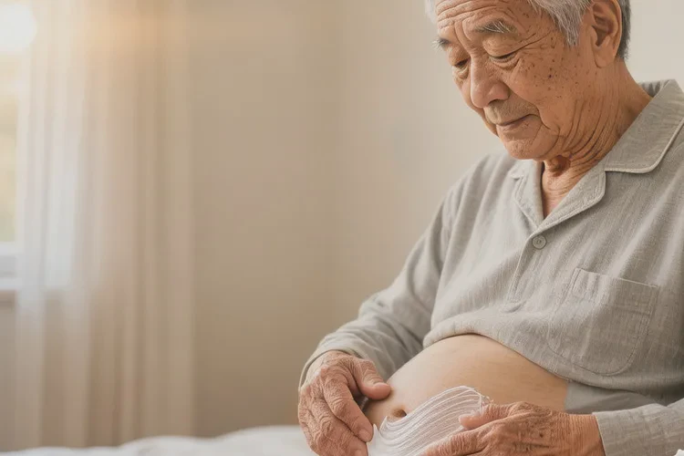 老年人肚子上出现湿疹可以根治吗(图1)