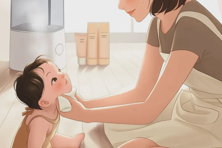 儿童面部偶尔起湿疹能够根治吗(图1)