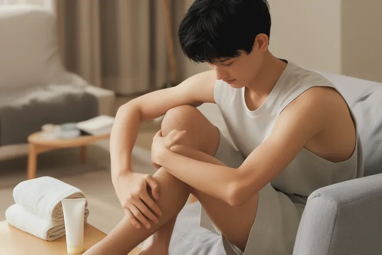 男人脚上偶尔长湿疹可不可以治愈(图4)