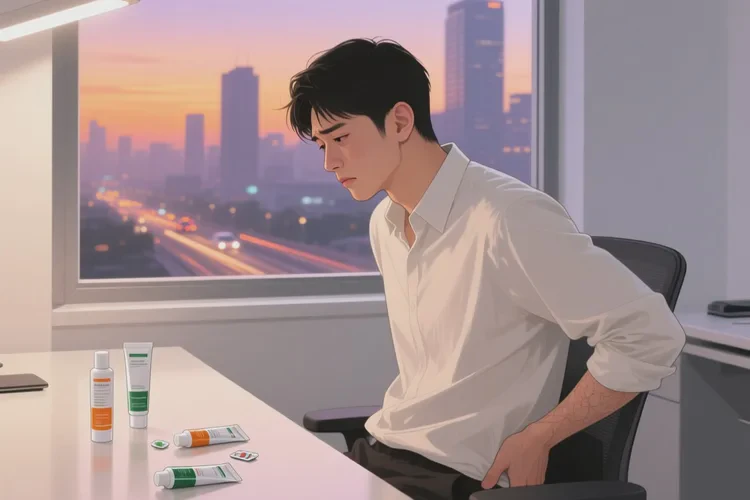 男人屁股偶尔长湿疹可不可以治愈(图1)