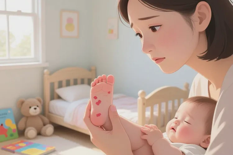 儿童脚上偶尔起湿疹能不能治愈(图1)