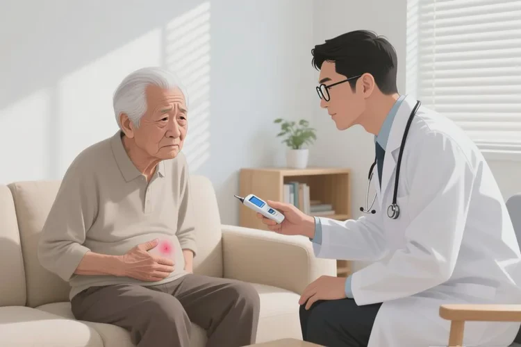 老年人肚子上长湿疹可不可以治愈(图1)