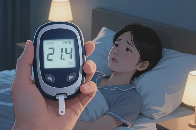 29岁晚上血糖21.4是怎么回事(图1)