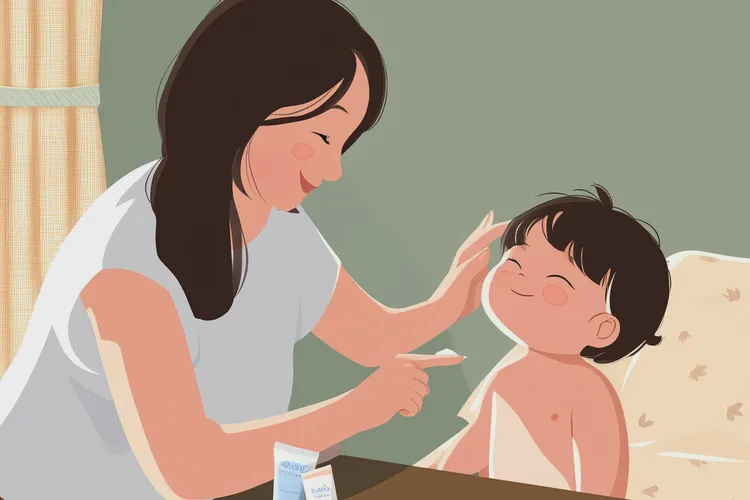 小儿脸上偶尔长湿疹能根治吗(图2)