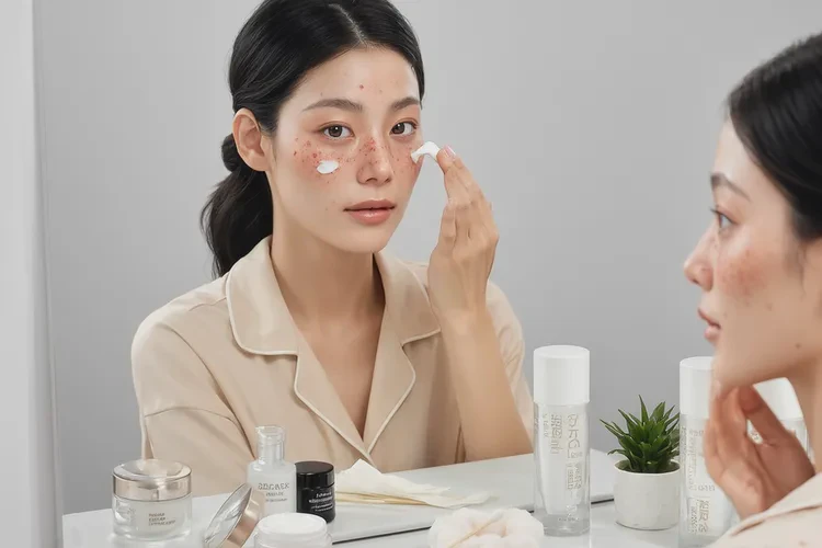 女性脸上经常起湿疹可以根治吗(图1)