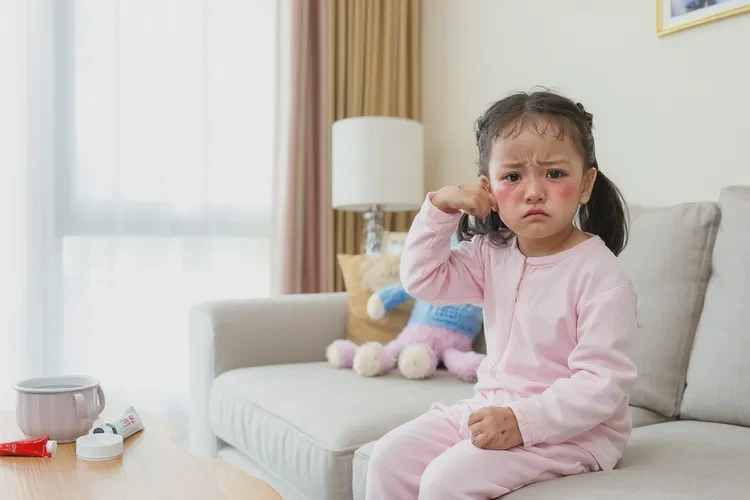 少儿面部出现湿疹可以根治吗(图1)