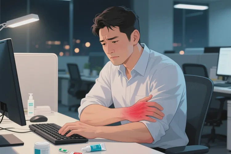 男人全身经常起湿疹可不可以治愈(图1)