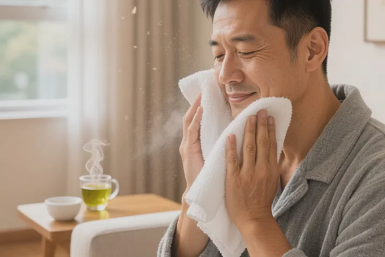 男人面部出湿疹可不可以治愈(图1)