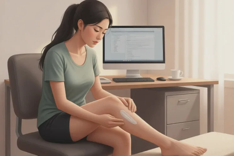 女人小腿偶尔长湿疹可不可以治愈(图1)