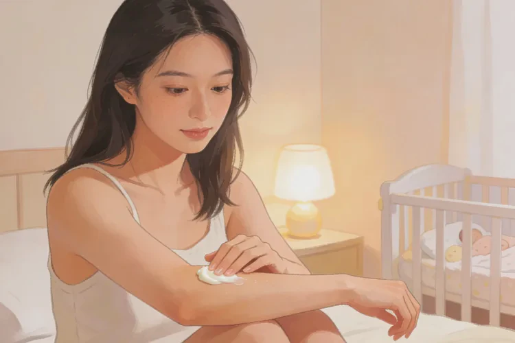 哺乳期妈妈手臂出湿疹可不可以治愈(图1)