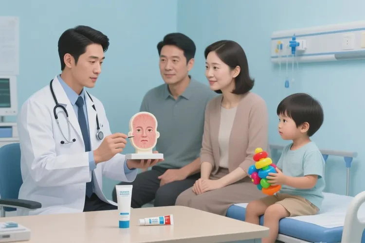 儿童肚子上起湿疹能不能治愈(图4)